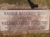 Ann Nannie Breckinridge Robertson 1935 gravestone