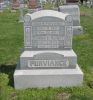 John W Purviance 1887 Elmina Marshall 1894 gravestone