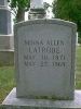 Minna Douglas Allen Latrobe 1969 gravestone